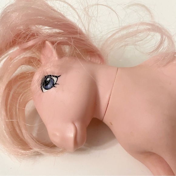 Vintage 1982 My Little Pony Cotton Candy Pink w/White Spots - Picture 8 of 14